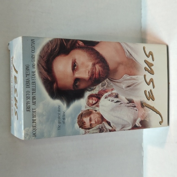 🐢Tri Mark Home Video Jesus.The Greatest Story of All Time 2 VHS Tapes - Picture 1 of 6